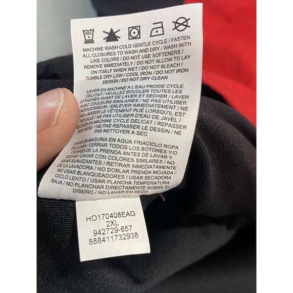 Air Jordan Anorak Wings Parka Insulated Hooded Jacket Red White Black Men’s XXL - Picture 9 of 11